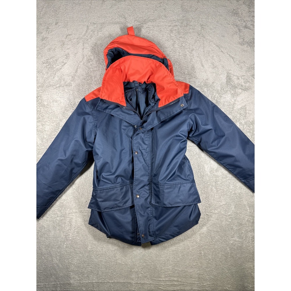 Marina Militare (Italy)‎ Jacket Windbreaker Blue. Size S 44-46. WITH HOOD
